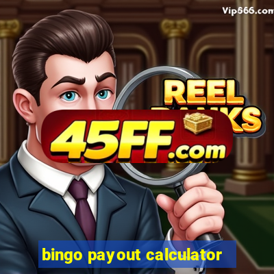 bingo payout calculator